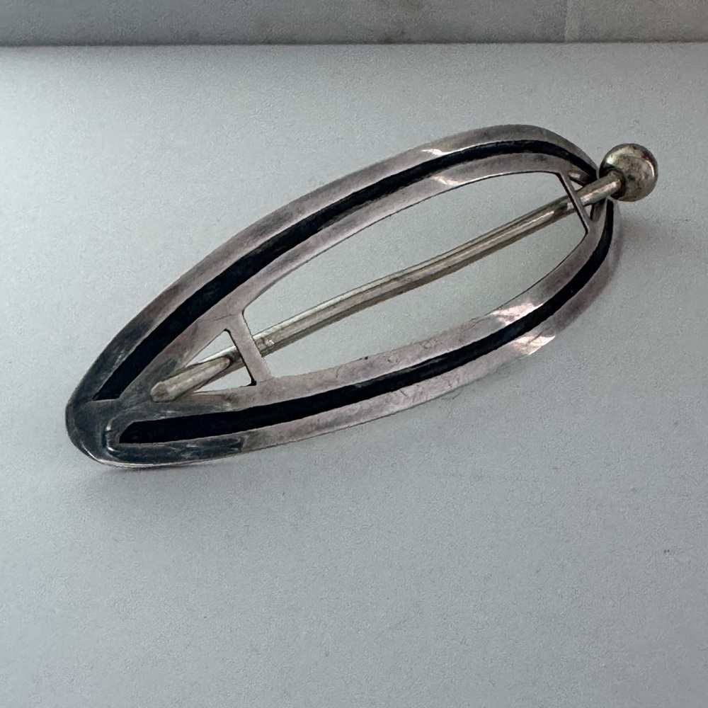 Vintage Sterling Silver 925 Hair Pin Mexico